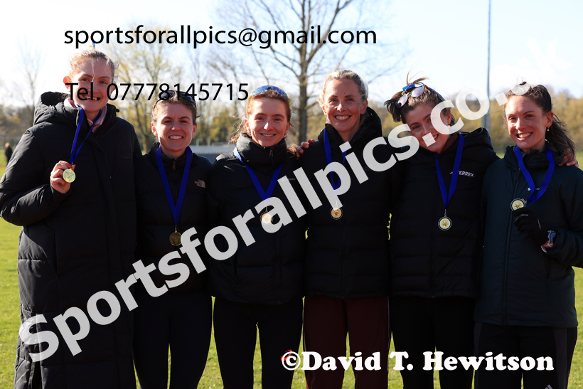 Senior Womens 6 Stage Road Relay, 2026 Northern Mens 12 and Womens 6 Stage Road Relays and Young Athletes 5k, Sheepmount Stadium, Carlisle. Photo: David T. Hewitson/Sports for All Pics
